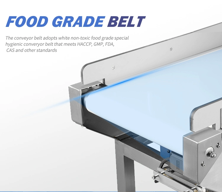 Automatic Industrial High Sensitivity Food Processing Digital Conveyor Belt Tunnel Metal Detector