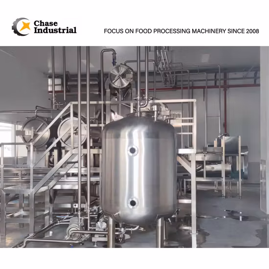 Verarbeitungslinie zur Herstellung aseptischer 220-Liter-Chilisauce, Mango-/Ananaspaste und Marmelade